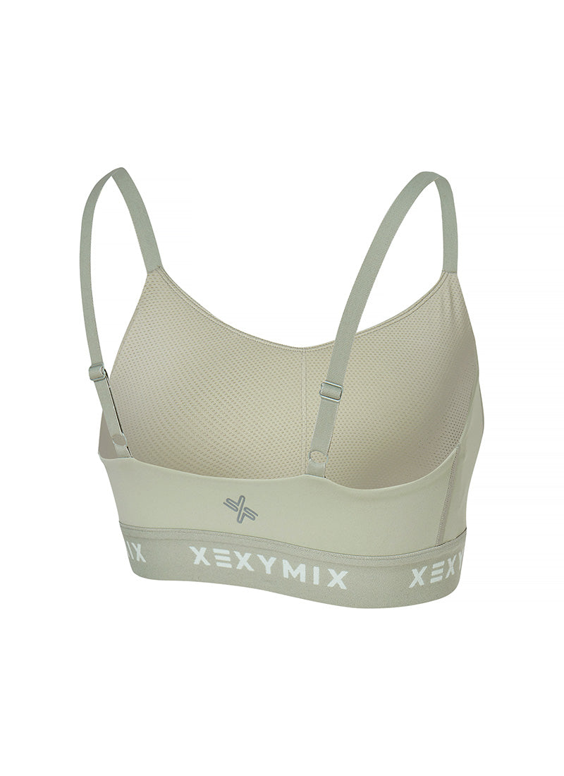 Black Label Signature Power Rise Logo Band Bra Top