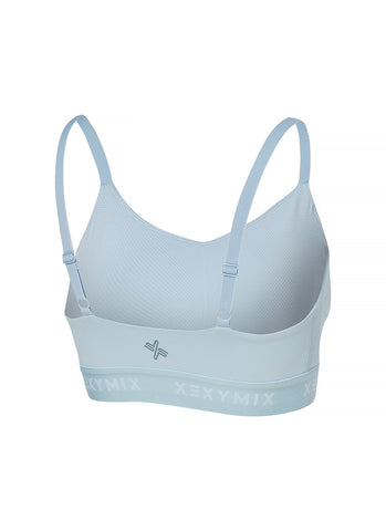 Black Label Signature Power Rise Logo Band Bra Top