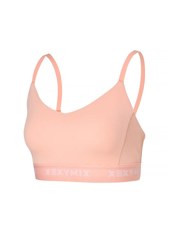 Black Label Signature Power Rise Logo Band Bra Top