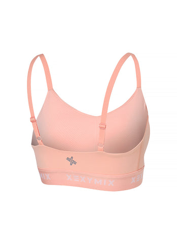 Black Label Signature Power Rise Logo Band Bra Top