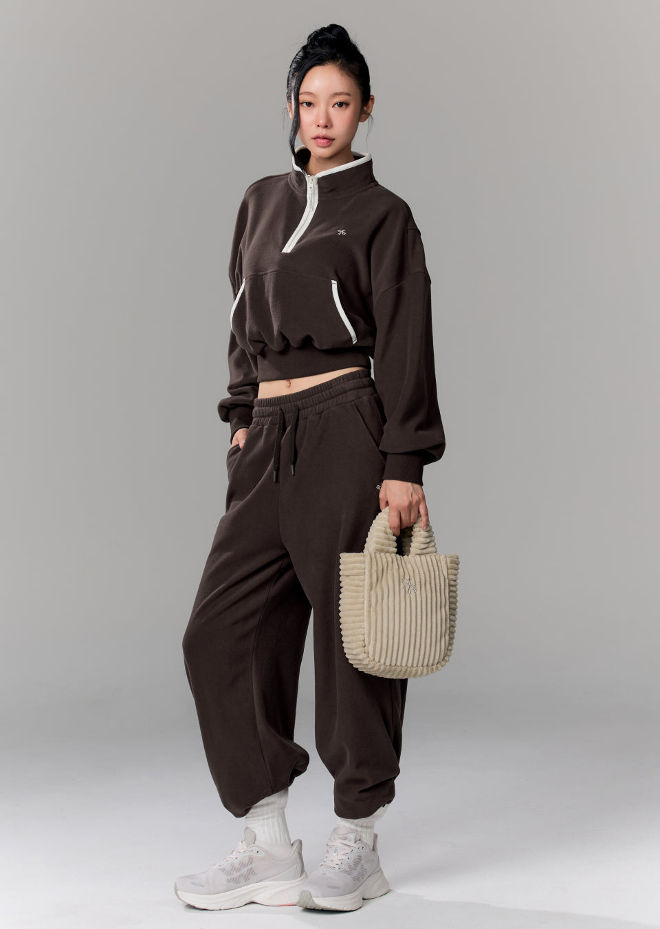 Fluffy Corduroy Tote Bag