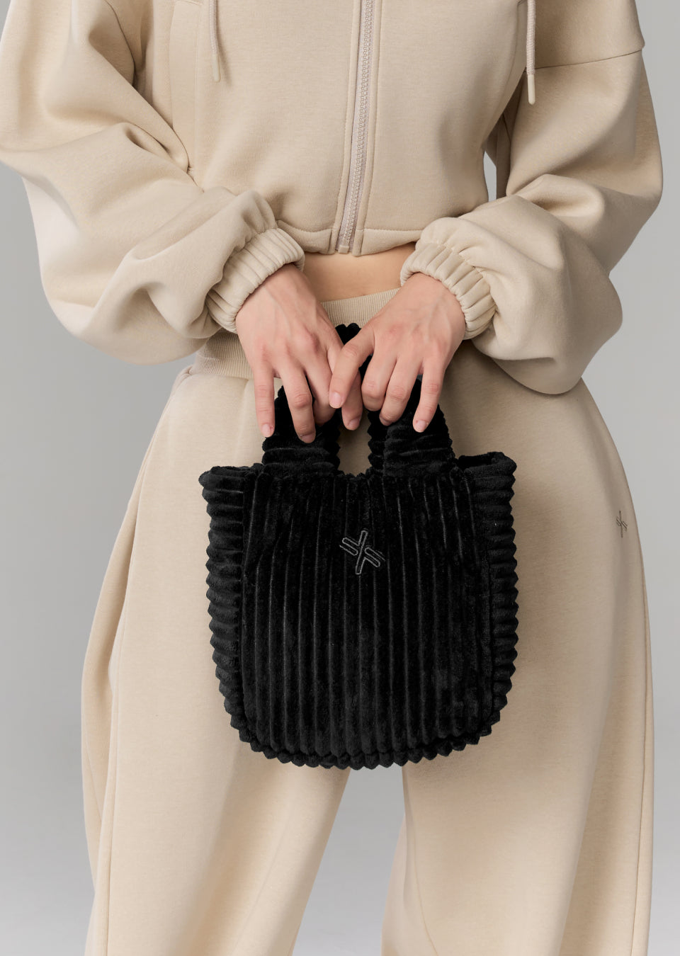 Fluffy Corduroy Tote Bag