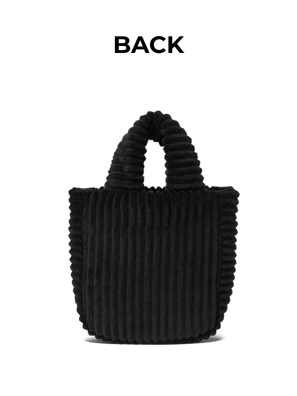 Fluffy Corduroy Tote Bag