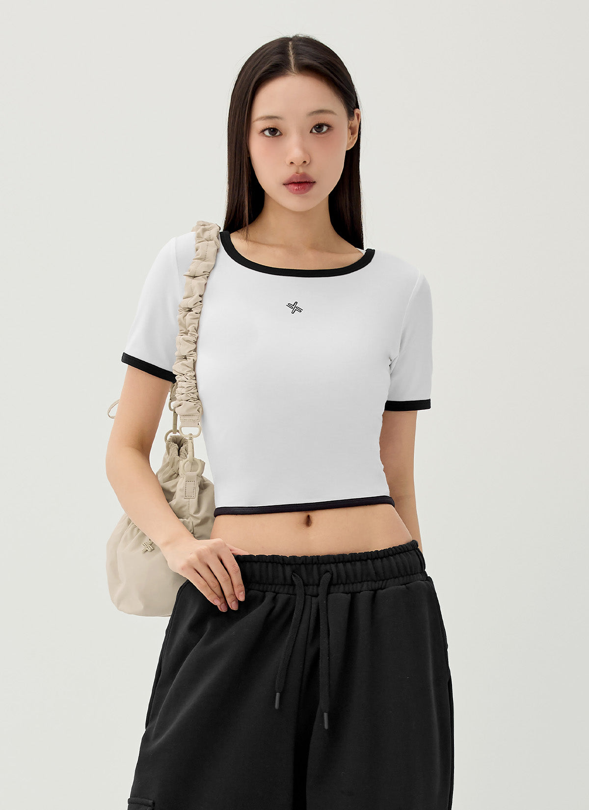 Shirring Strap Bucket Bag