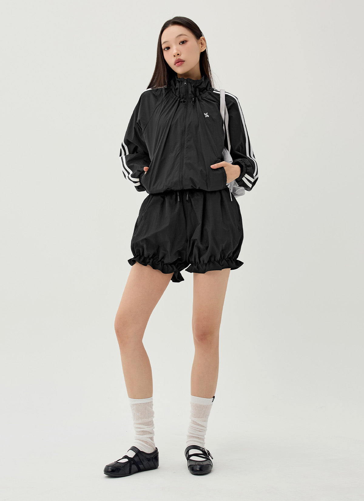See Through Look Ribbed Knee Socks