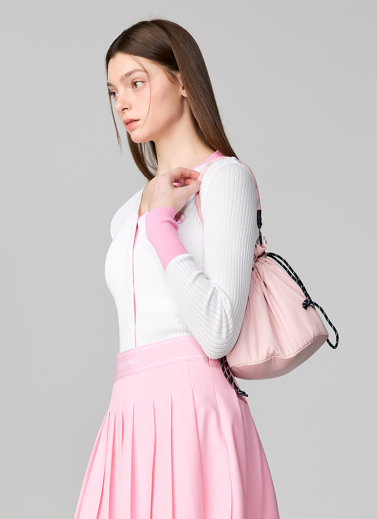 Loop Strap Reversible Bucket Bag