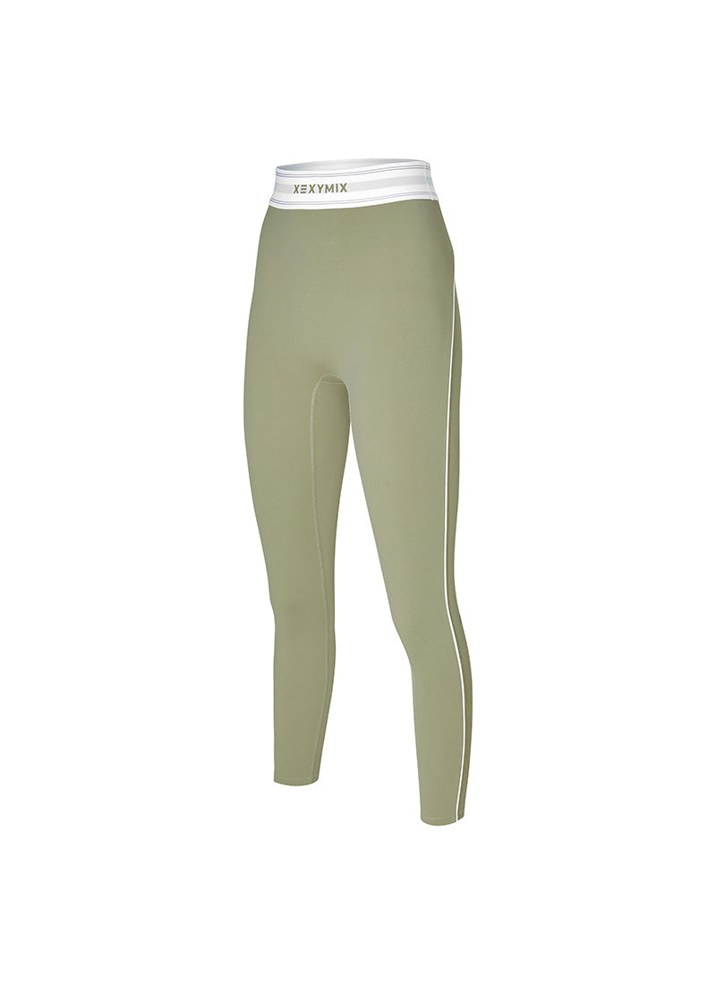 Black Label Signature 360N Actifit Leggings in Olive Khaki