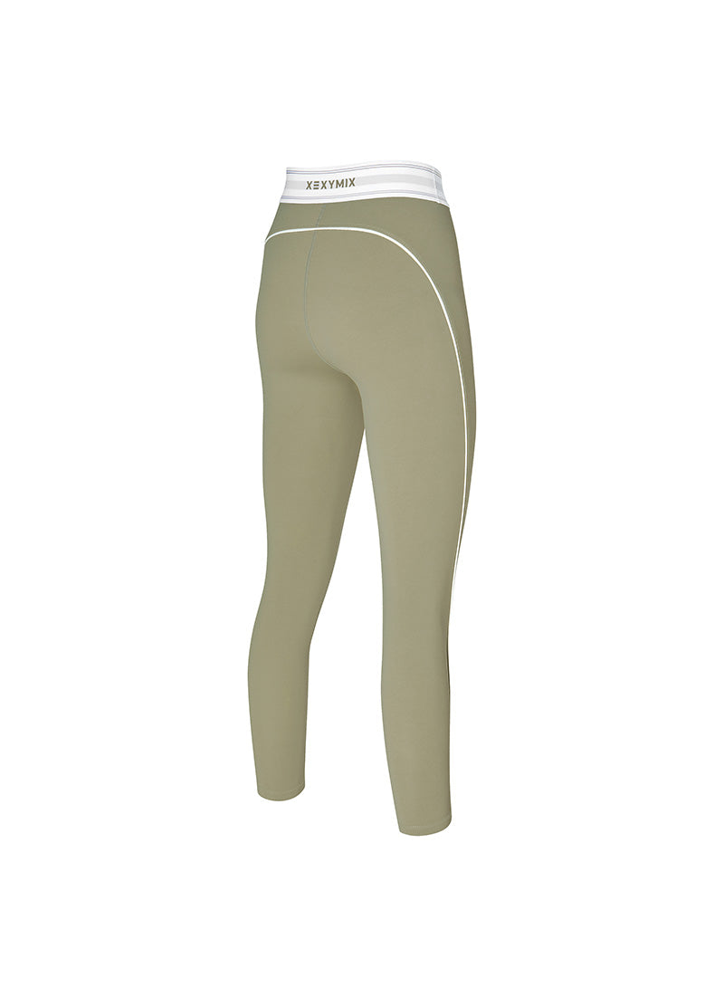 Black Label Signature 360N Actifit Leggings in Olive Khaki