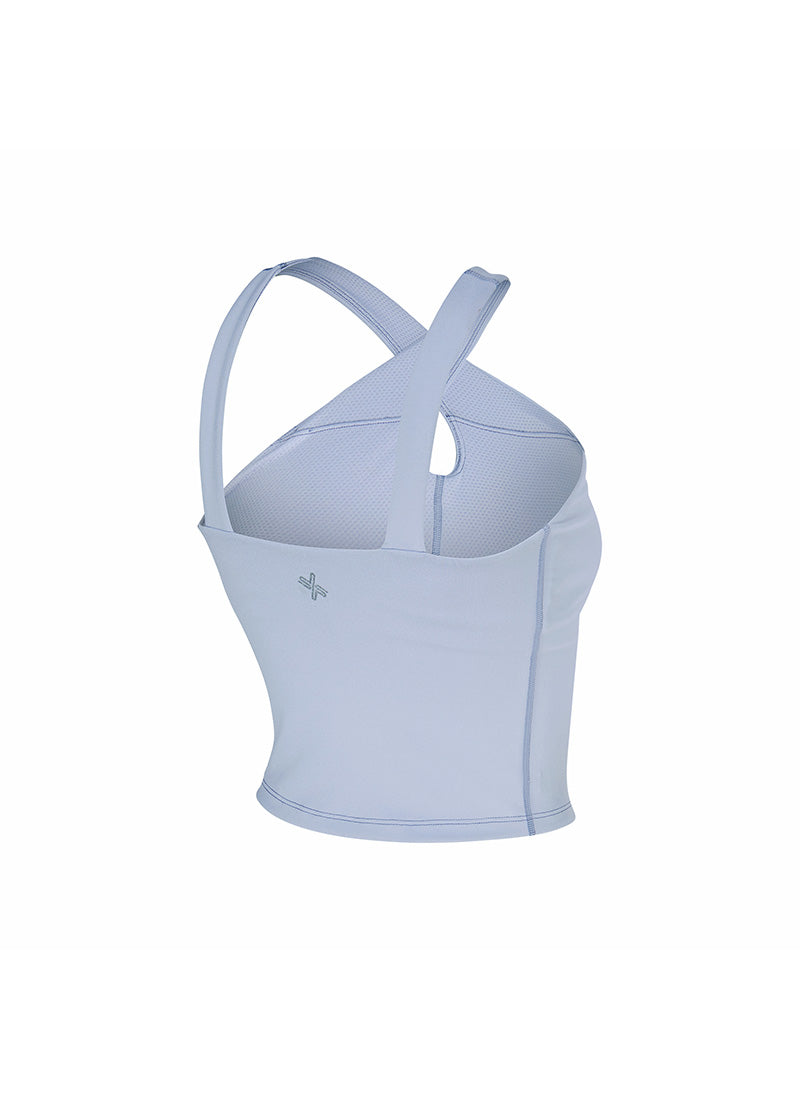 Comfort Fine Cross Neck Crop Top