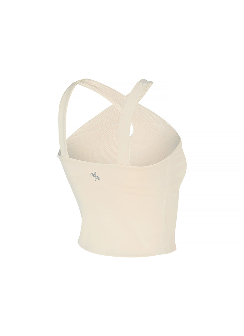 Comfort Fine Cross Neck Crop Top