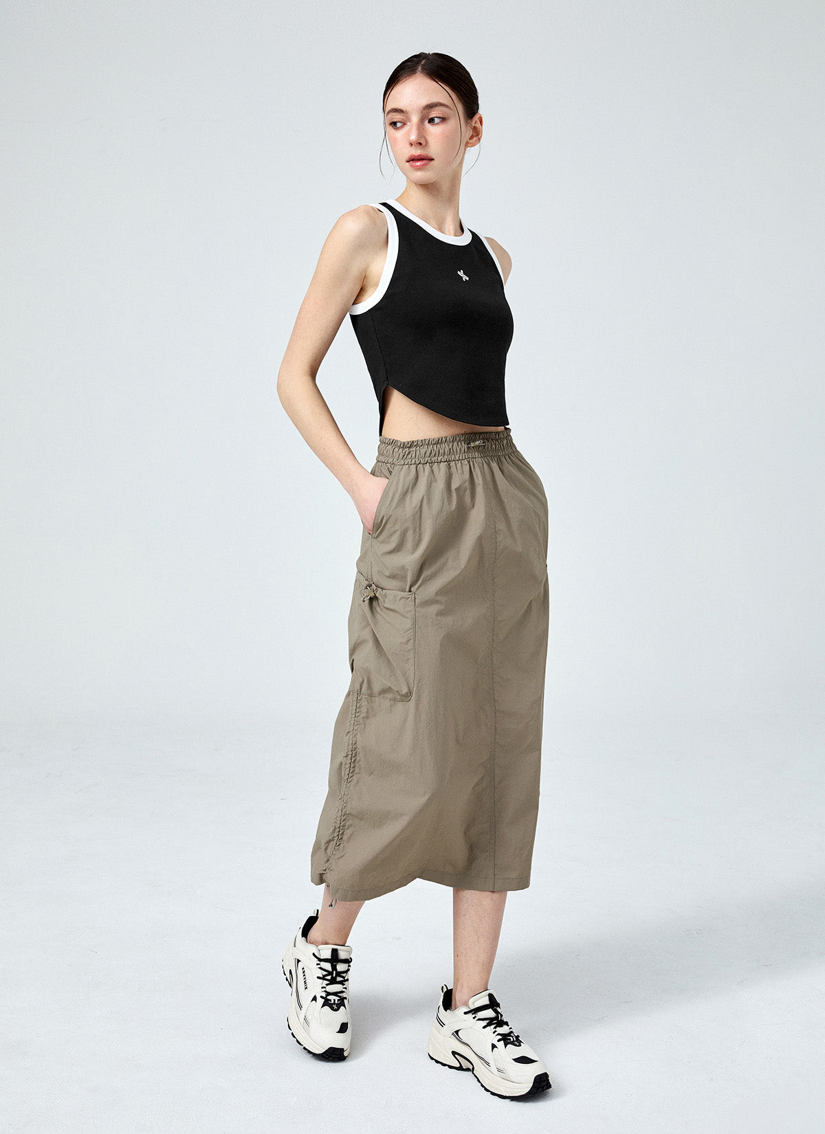 Comfort Utility Cargo Long Skirts