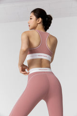 Black Label Signature 360N Actifit Bra Top in Faded Rose