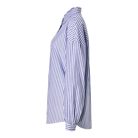 Soft Stripe Loose Fit Shirts