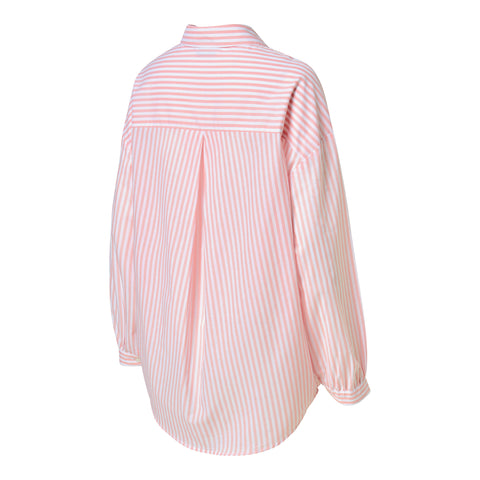 Soft Stripe Loose Fit Shirts