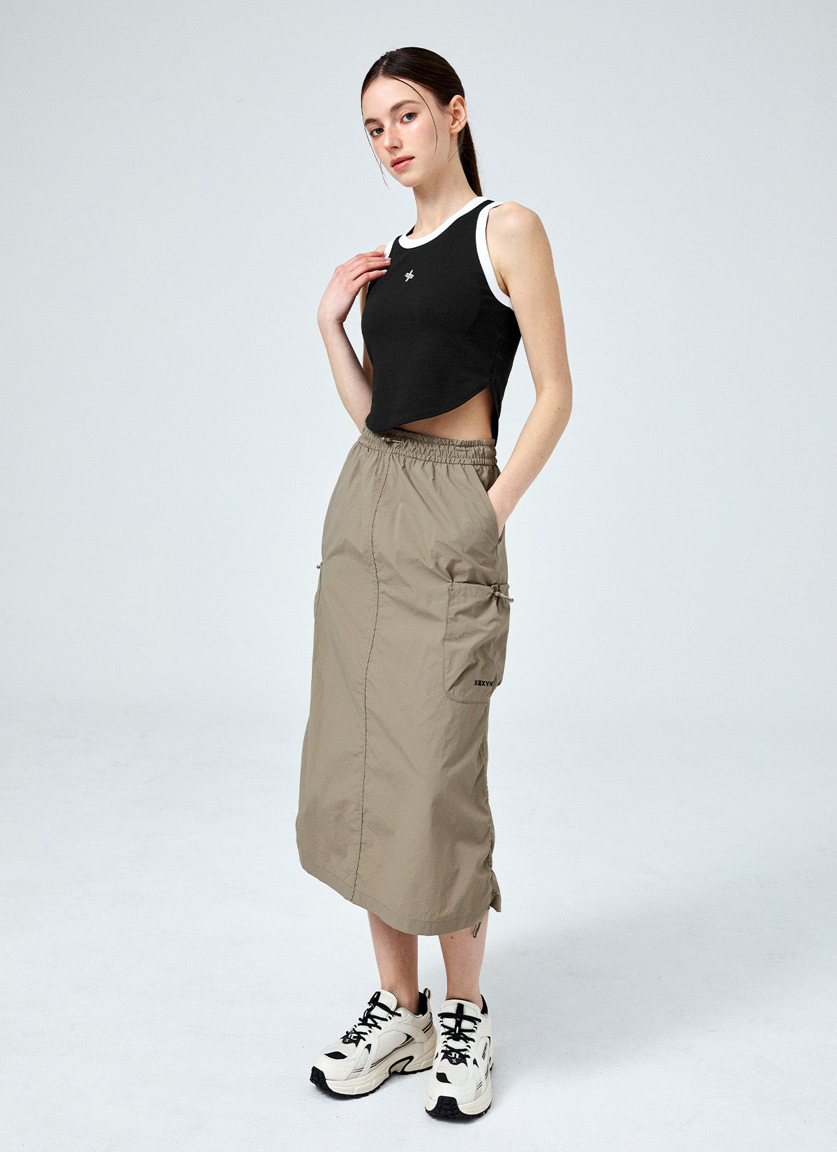 Comfort Utility Cargo Long Skirts
