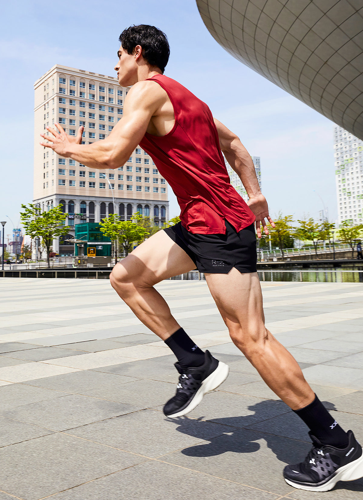 Mens RX Sprinter 4" Sports Running Shorts