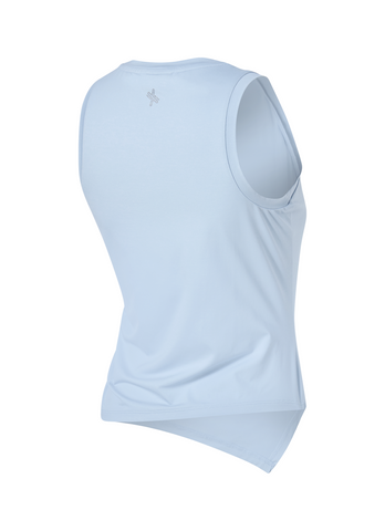 Unbalanced Side Shirring Sleeveless