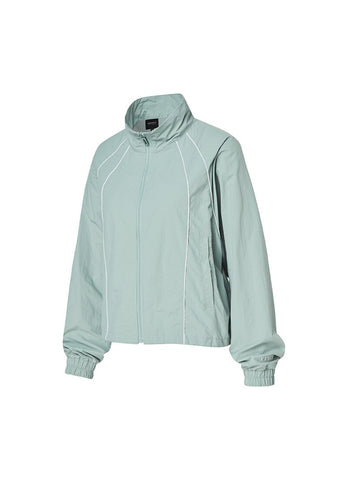 Woven Piping Windbreaker