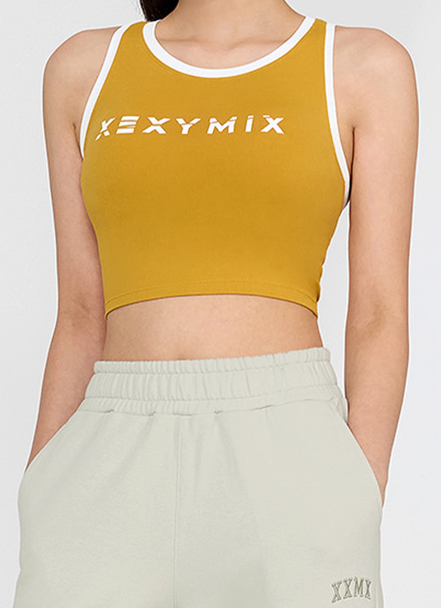Heba Color Block Bra Top