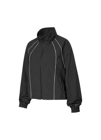 Woven Piping Windbreaker