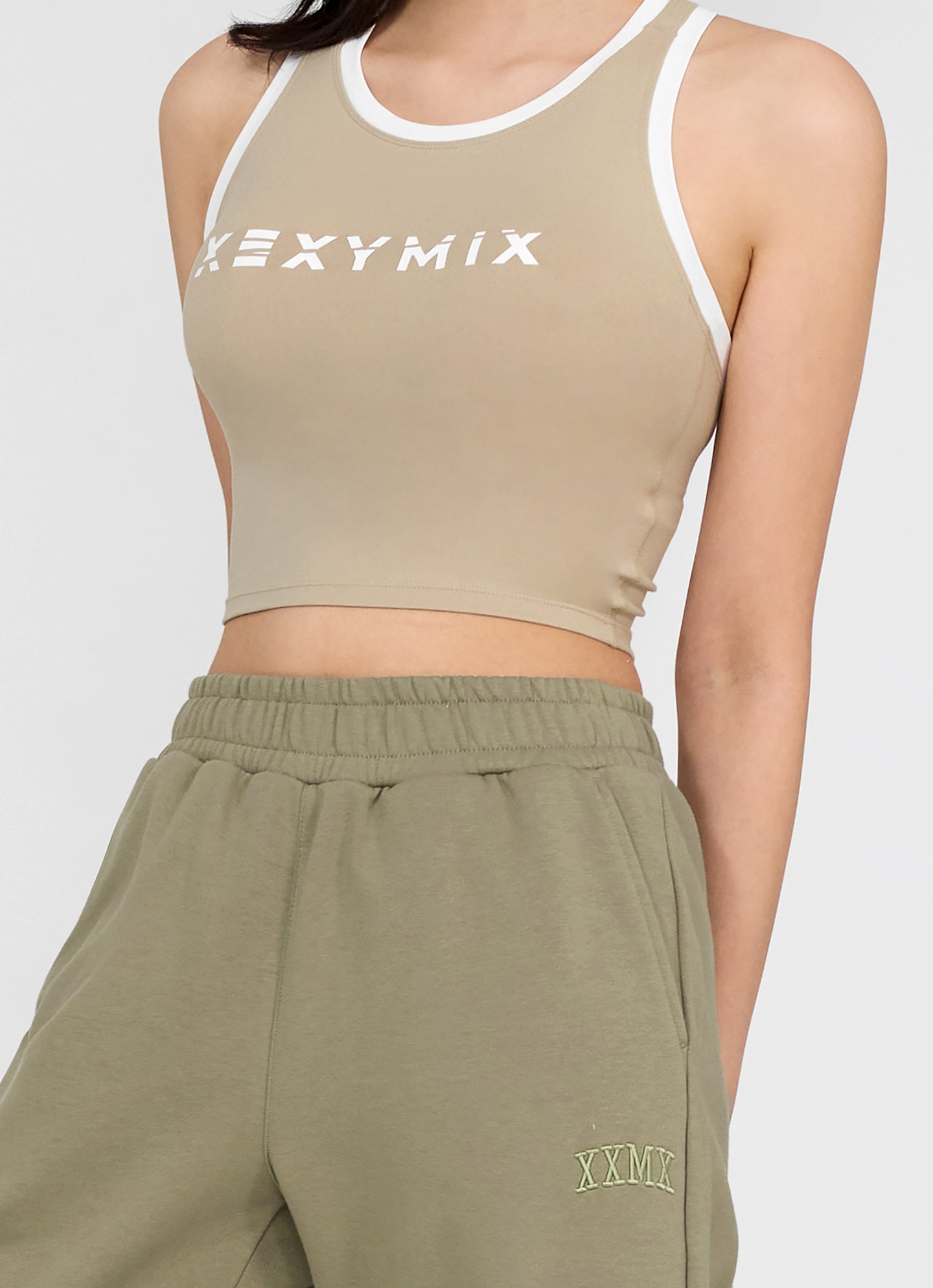 Heba Color Block Bra Top
