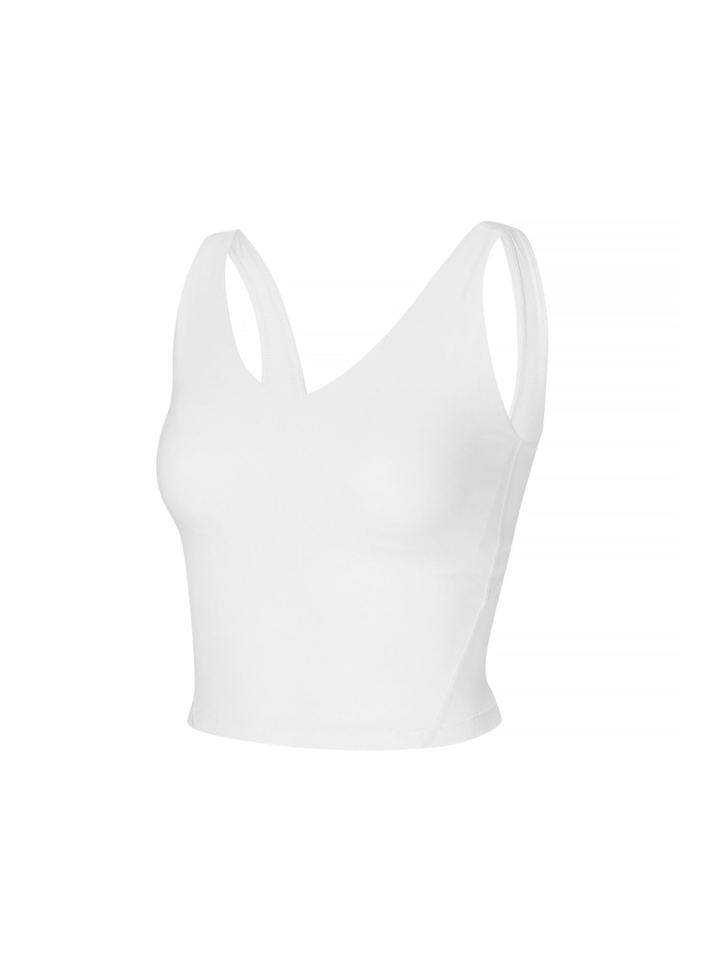 Black Label Signature V-neck Crop Top