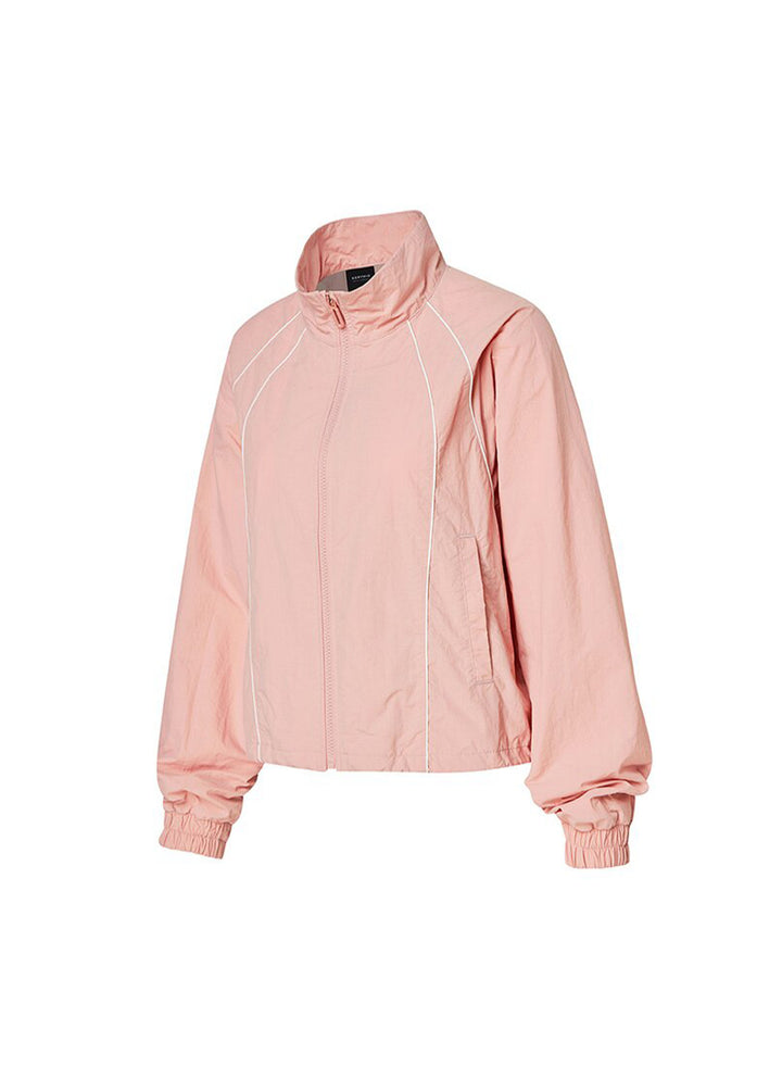 Woven Piping Windbreaker