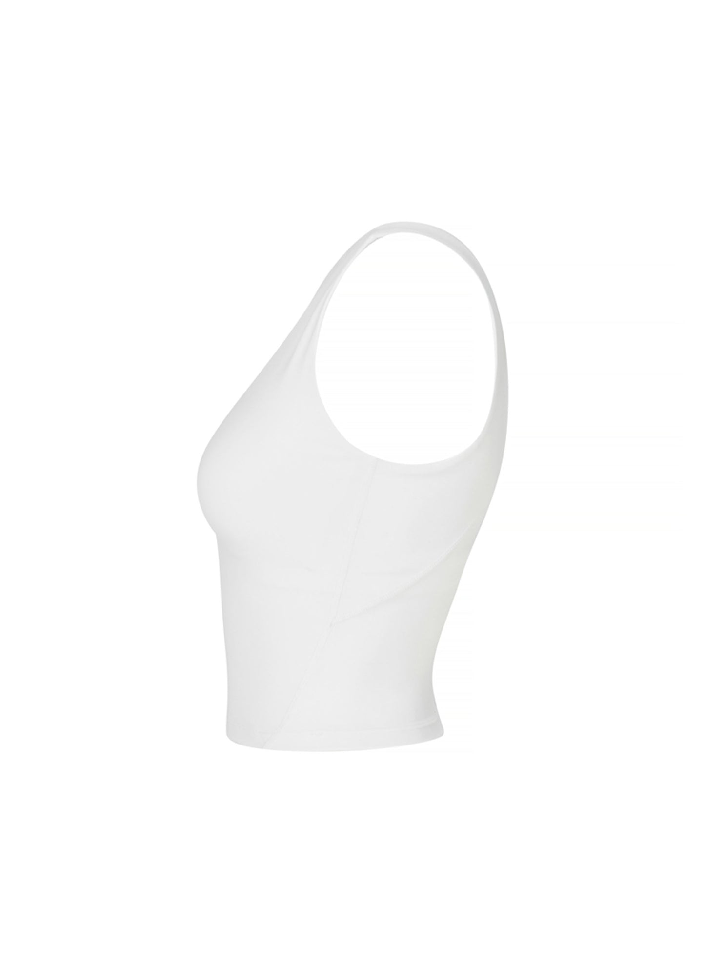 Black Label Signature V-neck Crop Top