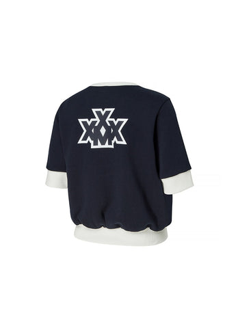 V-Neck Two Tone Cardigan