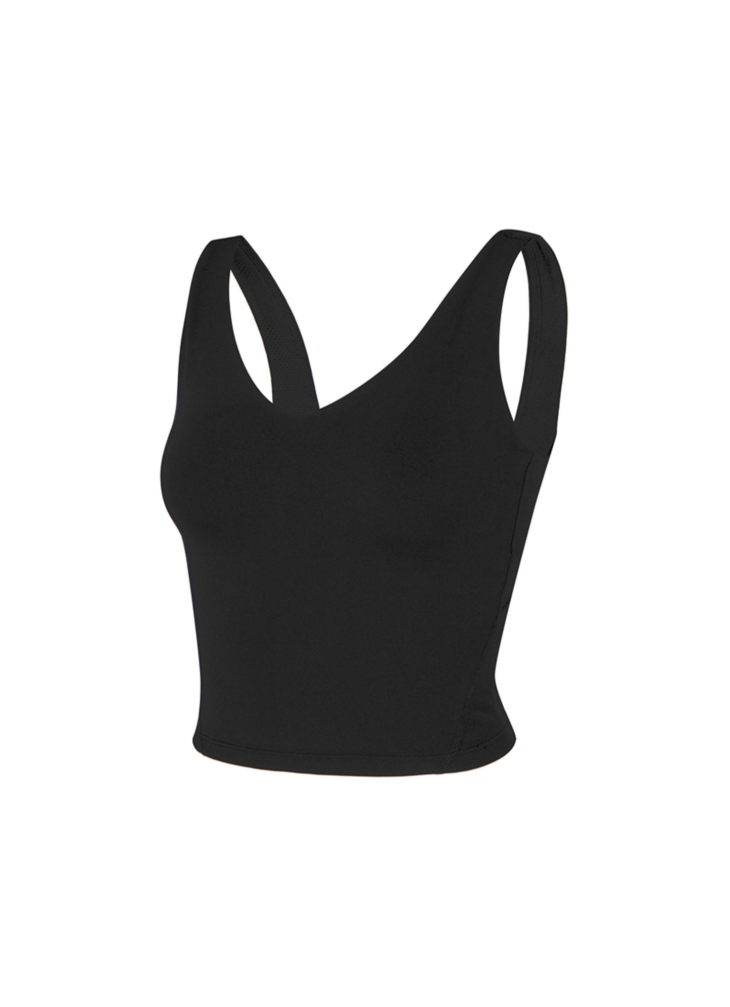 Black Label Signature V-neck Crop Top