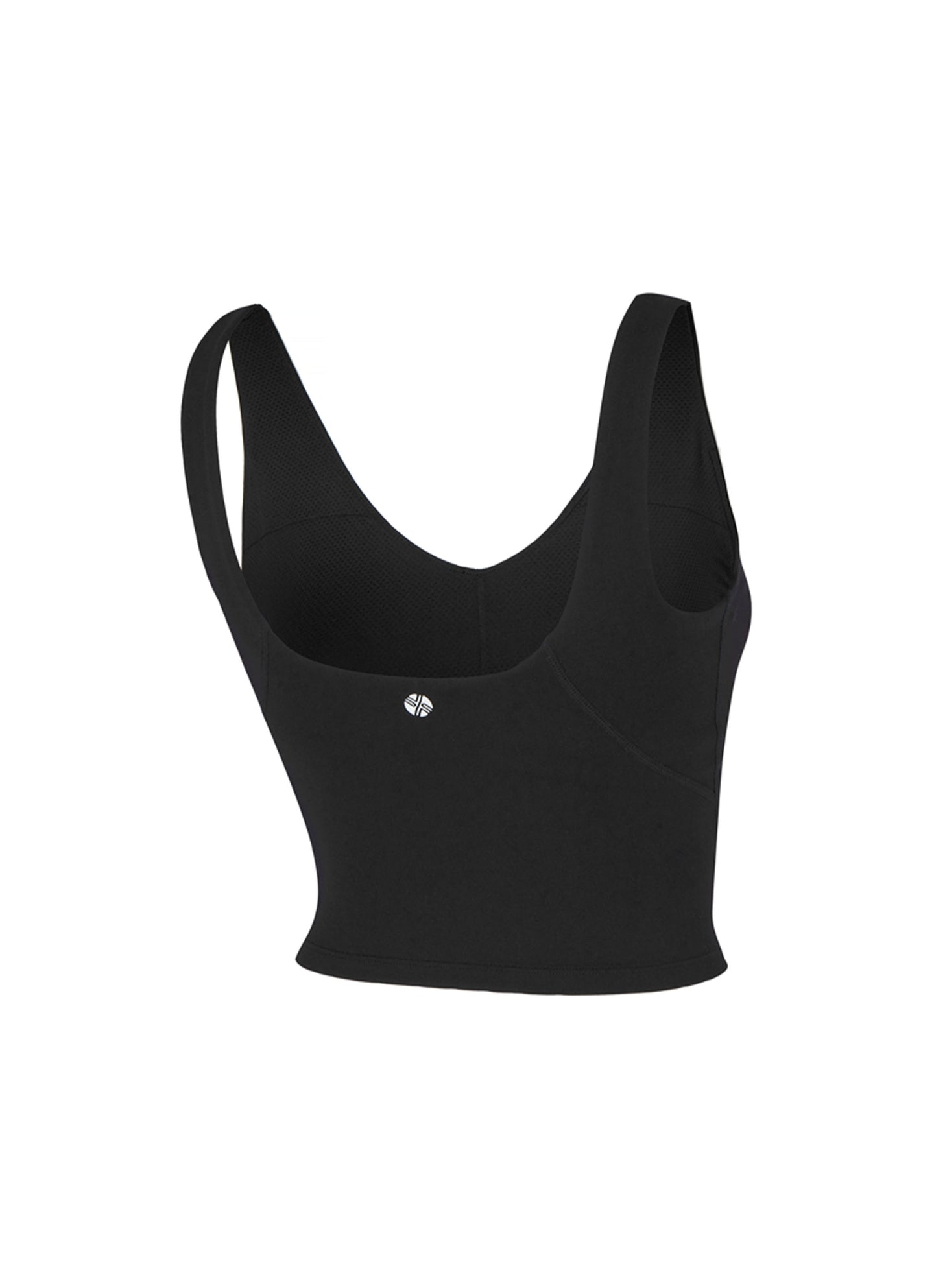 Black Label Signature V-neck Crop Top