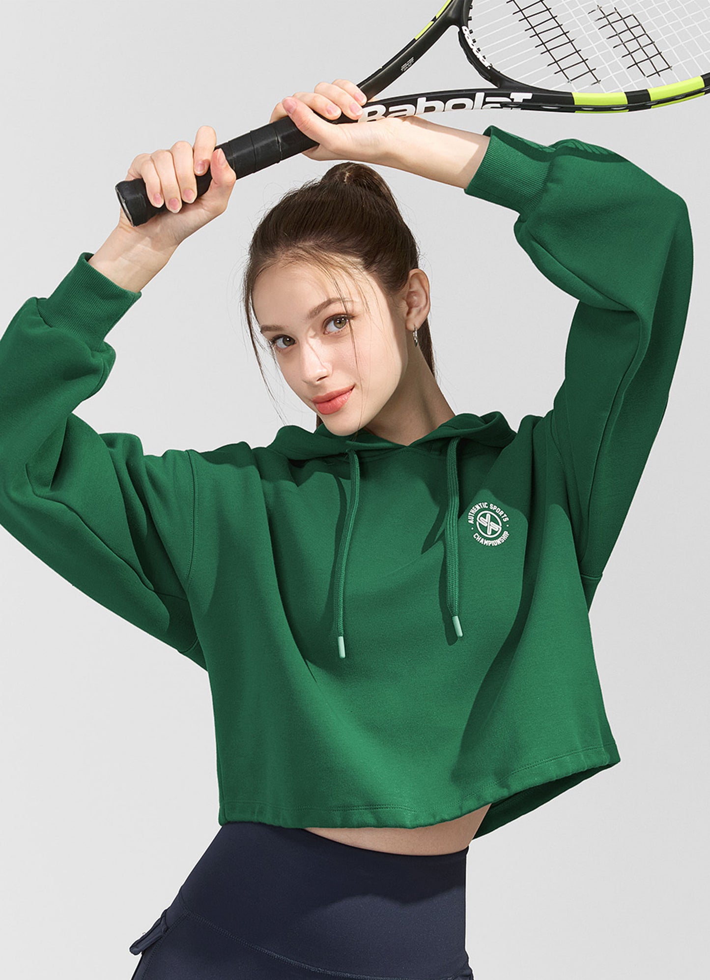 Soft Cushion String Crop Hood