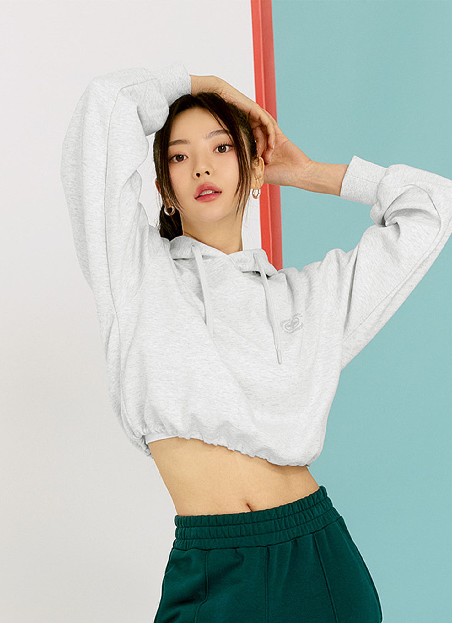 Soft Cushion String Crop Hood
