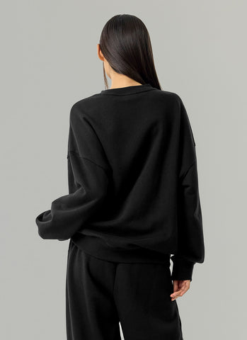 Softly Napping Loose Fit Sweat Shirts