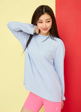 Daily Feather Basic Long Sleeve in Baby Blue