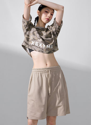 Camouflage Reversible Women's Shorts