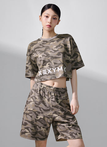 Camouflage Reversible Women's Shorts