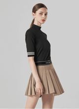 Unbalanced Pleated Cullotes Skirt 2.0