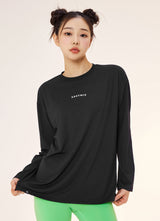 Daily Feather Basic Long Sleeve in Black