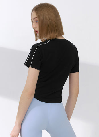 Piping Color Block Short Sleeve