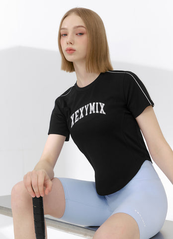 Piping Color Block Short Sleeve