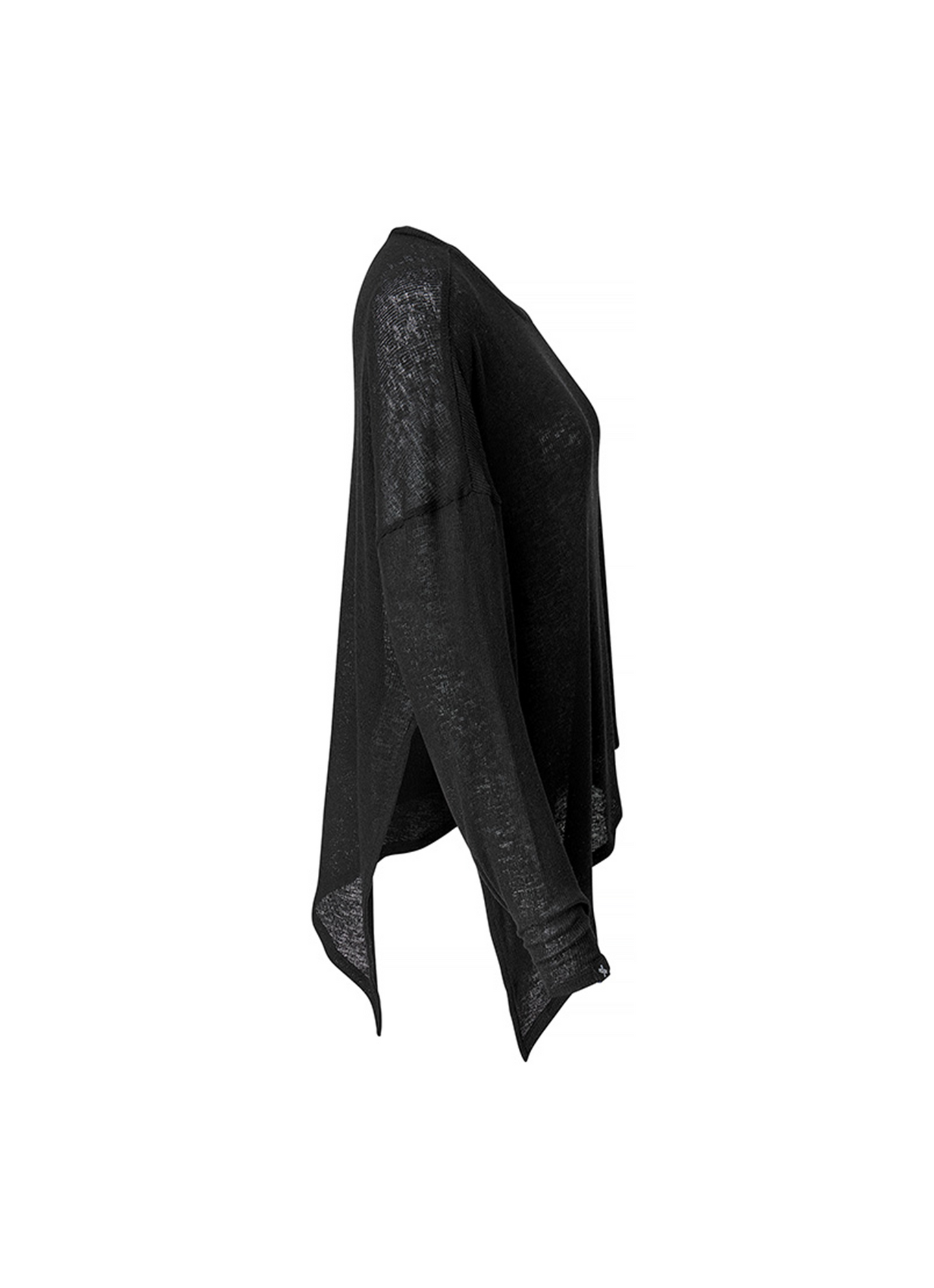 Side Slit Cover Up Long Sleeve