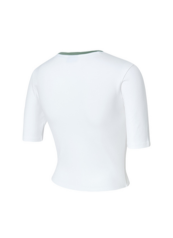 Sporty Logo Color Block Crop Top