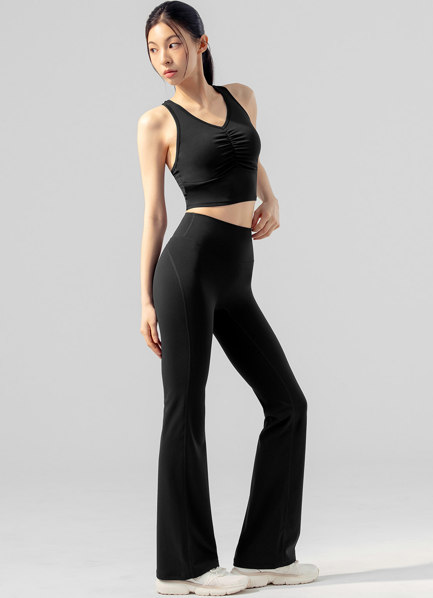 Black Label Signature Power-Rise Bootcut Pants (Long) – XEXYMIX