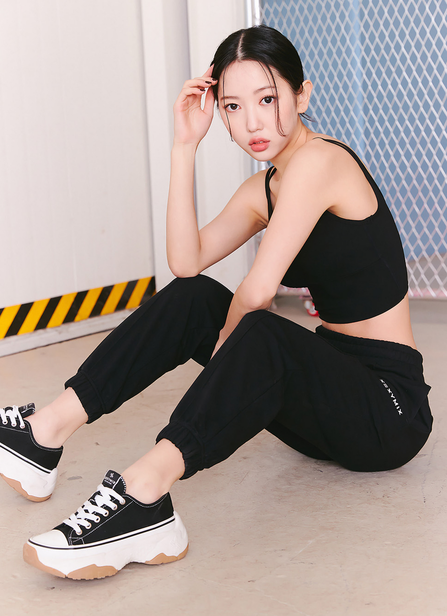 Pintuck Jogger Pants