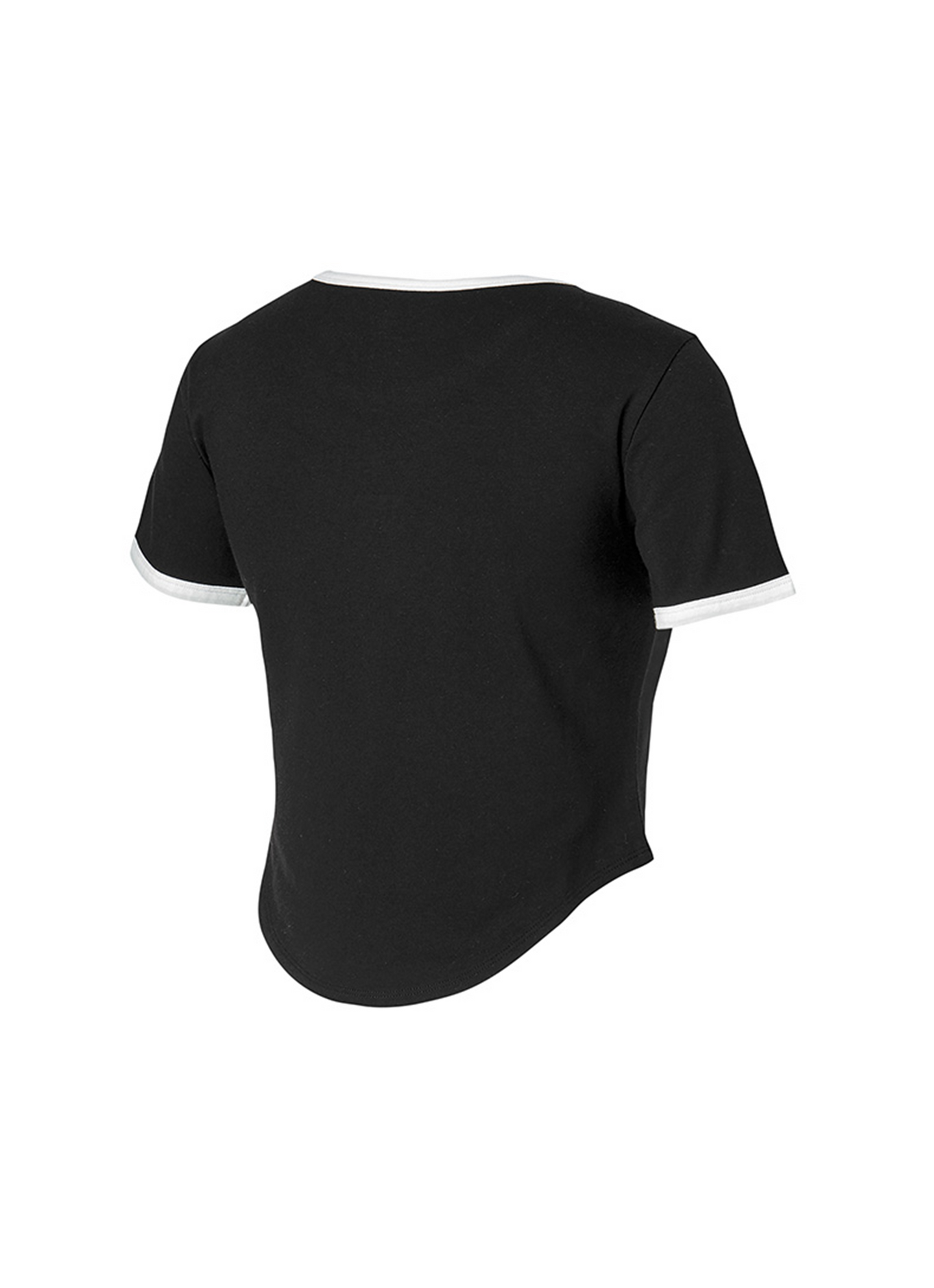 Soft Line Color Block Crop Top