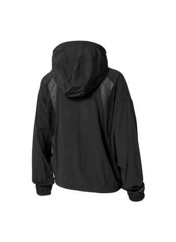 Airy Mesh Hood Crop Windbreaker