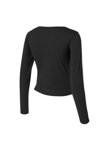 Eco Dex Color Block Crop Cardigan
