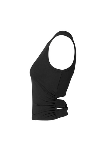 Ribbed Back Twist Sleeveless