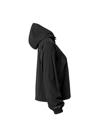 Airy Mesh Hood Crop Windbreaker